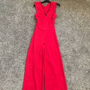Red Jump Suit